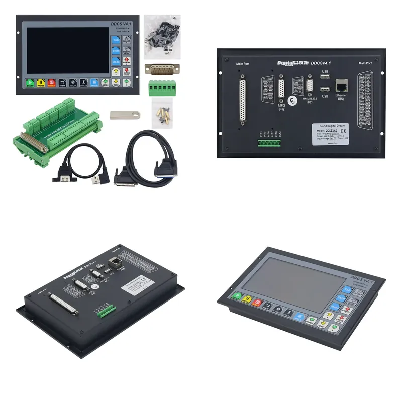 Ddcs V4.1 4 Axis Cnc Offline Controller - DDCS-V4.1 3축/4축 독립형 모션 컨트롤러 오프라인