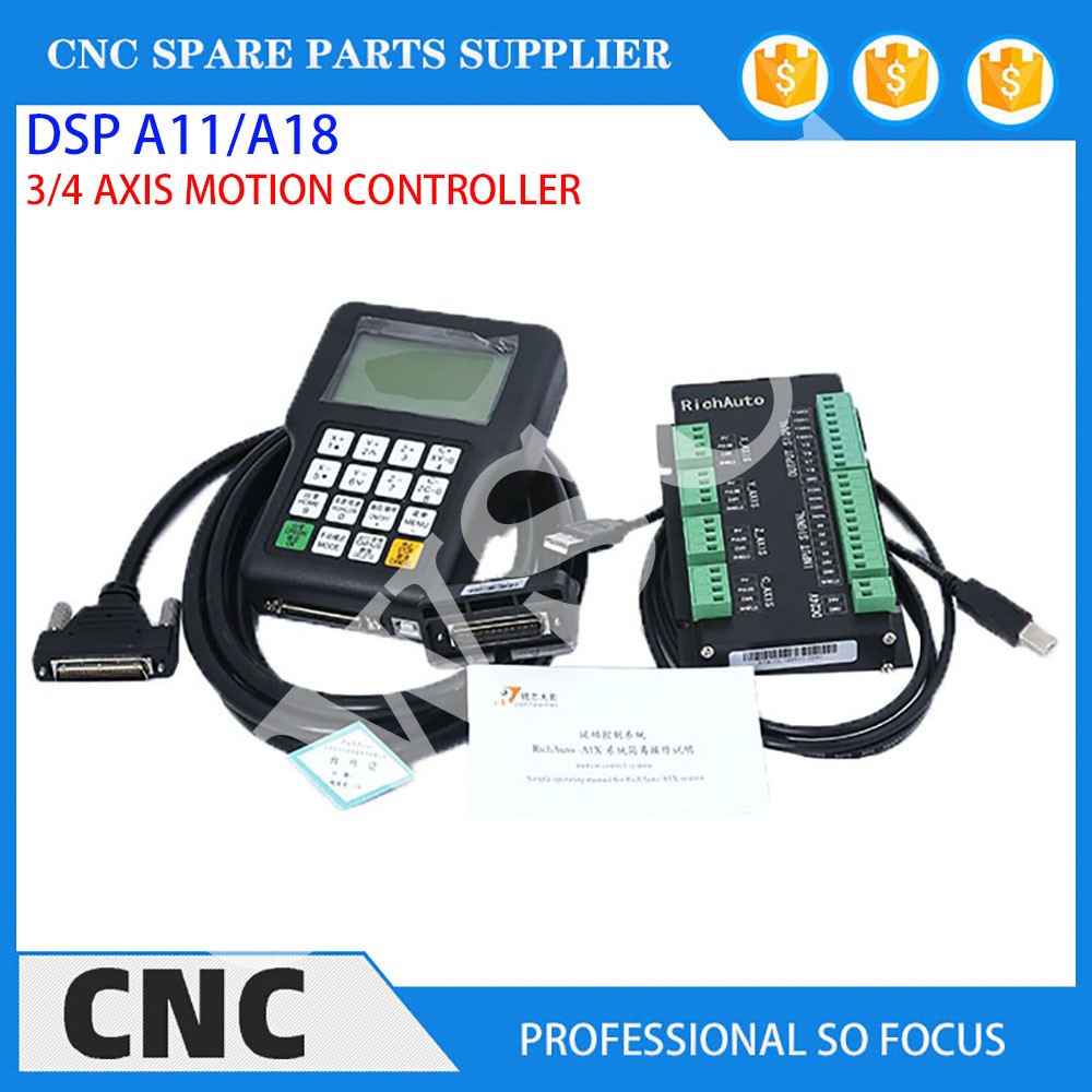 3축 4축 CNC 공작 기계 모션 컨트롤러 DSP A1 - Richauto A11 Dsp Controller 3 Axis 리뷰 및 가격