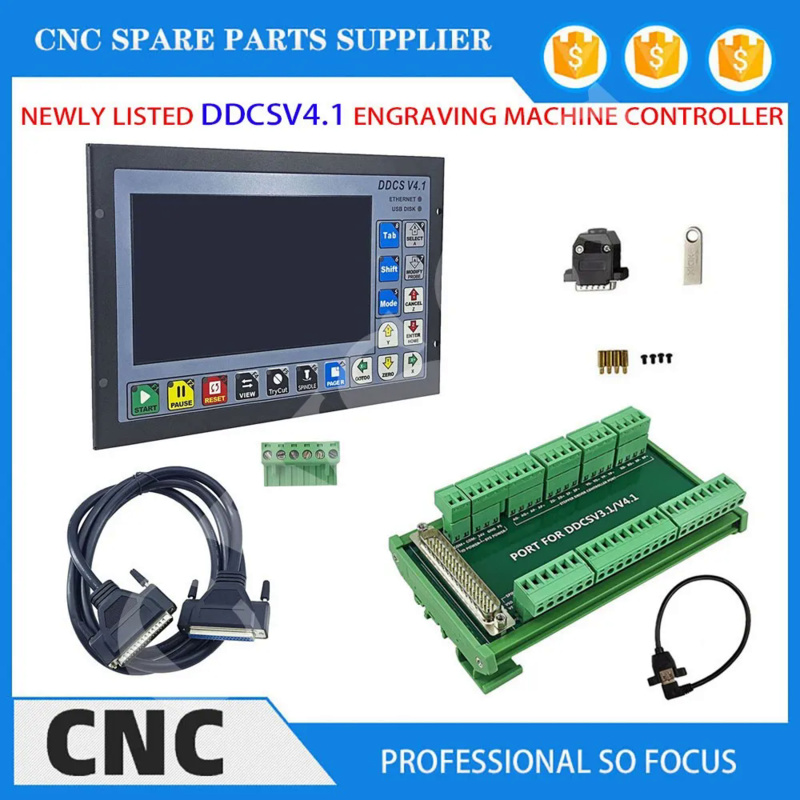 3/4 축 독립 오프라인 공작 기계, 조각 및 밀링 C - Ddcs V4.1 4 Axis Cnc Offline Controller 리뷰 및 가격